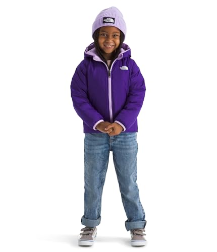 Image of The North Face Kids Reversible Perrito Insulated Hooded Jacket | 2 in 1 Winter Coat for Boys & Girls, Water Repellent