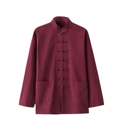 Costume rétro chinois homme vêtement ethnique couche de base zen