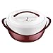 Produktbild Pinnacle Große isolierte Auflaufform mit Deckel, 3,6 qt. Eleganter Hot Pot Speisenwärmer / Kühler - Thermo-Suppen-/Salat-Servierschale aus Edelstahl - Bestes Geschenkset für Mütter