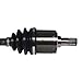 GSP NCV36546 CV Axle Shaft Assembly - Right Front (Passenger Side)