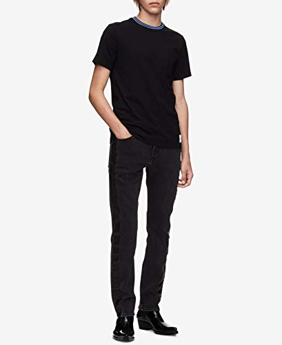 Calvin Klein Mens Side Stripe Slim Fit Jeans2