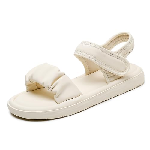 Women's Flat Sandals Comfortable Thick Sole Open Toe Flat Sandals Adjustable For Summer Dressy Formal Daily Work Party