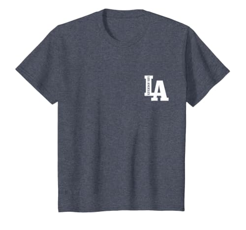 Los Angeles, California, LA Vintage Pride T-Shirt, Youth, Heather Blue, X-Small