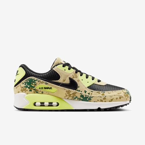 Nike Air Max 90 Premium Men's Shoes (IF1721-700, Team Gold/Light Lemon Twist/Phantom/Black)3