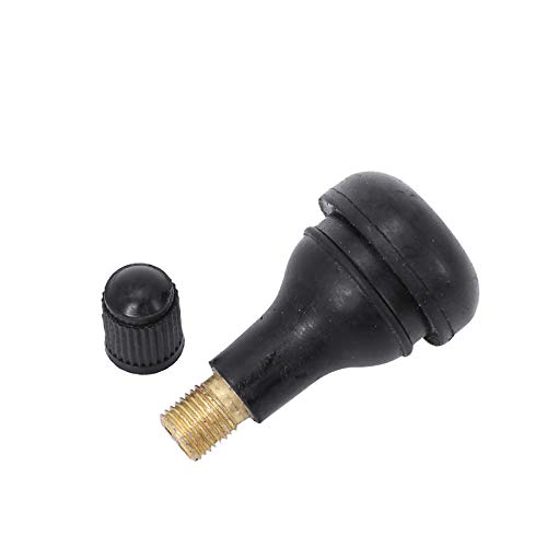 BETTERCLOUD TR415 Rubber Snap-in Tire Wheel Valve Stem 1 1 4  - .625  Valve Hole Short Fat (Set of 25)