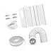 FytStycale Window Kit Sliding Ventilation Kit,Adjustable,with Hose, Window Vent Kit Window Plate