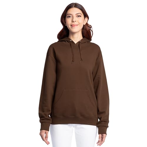 Image of Fruit of the Loom Men's Eversoft Fleece Pullover Hooded Sweatshirt, Moisture Wicking & Breathable