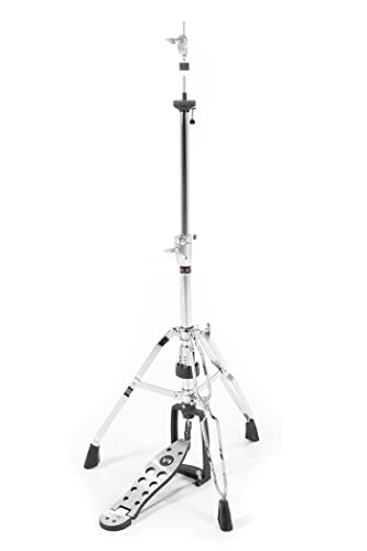GEWA Pied de cymbale HiHat HH-800-V4 à double traverse, hauteur env. 60cm/100cm - PS803821