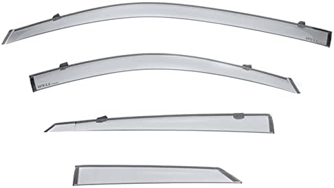 WellVisors Window Visors Wind Deflectors Compatible with Hyundai Veloster N 2019-2022 Premium Series Rain Guards 3-847HY020