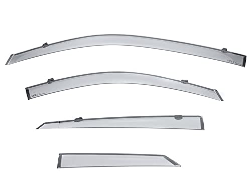 WellVisors Window Visors Compatible with Hyundai Veloster N 2019-2022