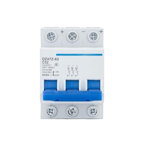 Mini disjoncteur photovoltaïque 3P 125V-750V avec coupure 6KA