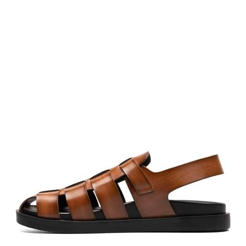 STACY ADAMS Men's Montego Slingback Buckle Sandal Flat4