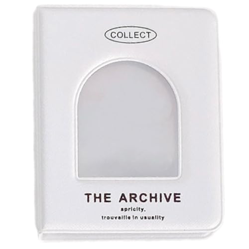 Carpeta para coleccionistas de tarjetas con capacidad para 40 con cubiertas de vitrinas, soportes para tarjetas fotográficas de 3 pulgadas, organizadores de fotos, álbum para coleccionistas de libros