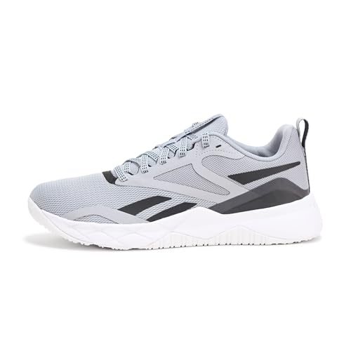 Reebok Men's NFX Trainer Sneaker, Cold Grey3/Core Black/Cold Grey6, Size 10