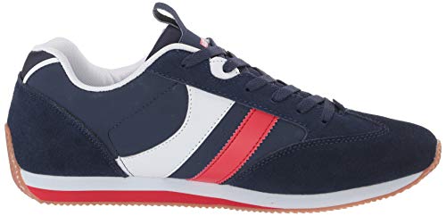 Image of Globe mens Pulse Evo Skate Shoe, Navy /White /Red, 9.5 US