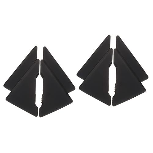 Protector de esquinas para vehículos PRETYZOOM negro y accesorios de silicona