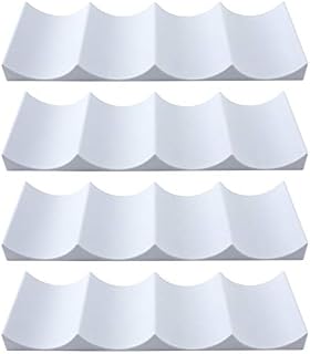 European Style Beer Wine Rack, 4Pcs Plastic Beer Bottle Stacker Beer Can Holder Display Stacking Mat Tidy Storage Rack for Kitchen Countertops Pantry Fridge
