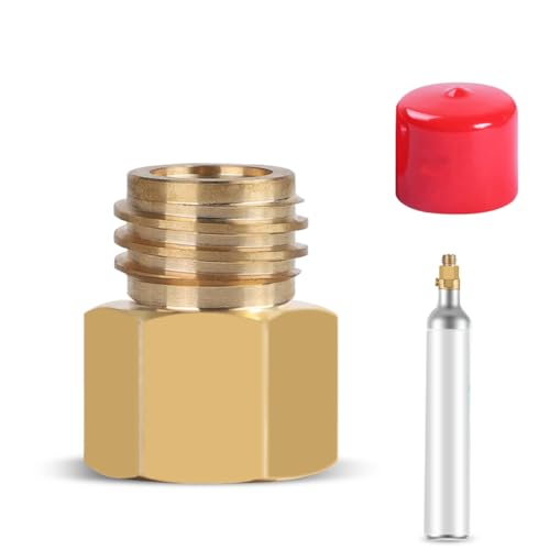Adattatore per bottiglia Quooker CO2, Sprudelux, adattatore TR21-4 a TR21-3, adattatore, ottone, 1 pezzo