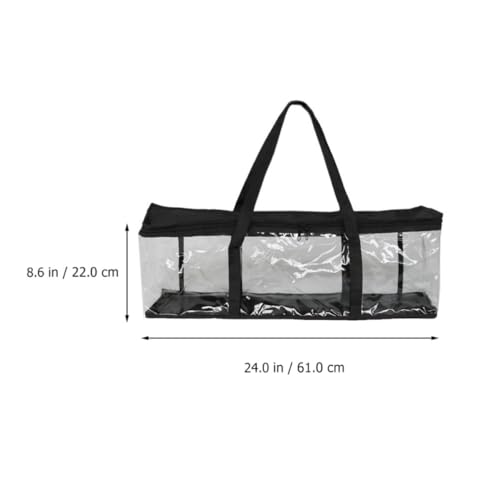 Bolsa transparente para solucionar el desorden de música textos y fundas de DVD 3