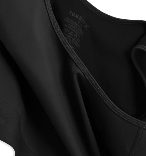 Image of TomboyX Compression Bra Top for Women, Full Coverage Gender Inclusive Bras, Wireless Medium Support Top No Padding Sports Bra