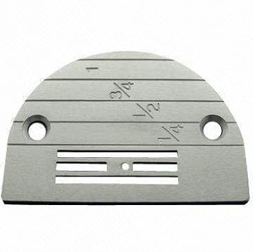 pmw Needle Plate E 16 Model for Juki, Jack, Zoje, Siruba - Single Needle Lockstitch Sewing Machines - Silver