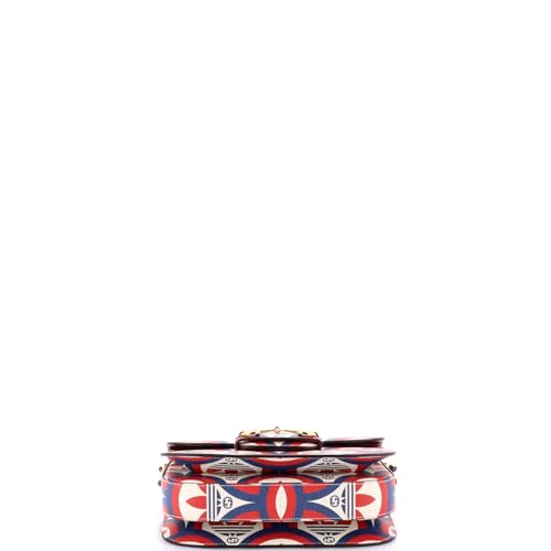 Pre-Loved x Adidas Horsebit 1955 Shoulder Bag Printed Leather Small, Print4