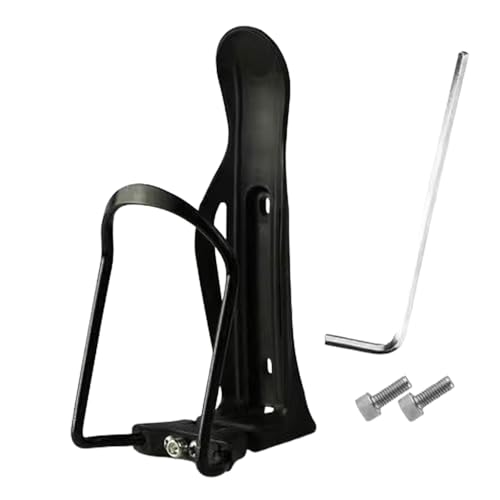 自転車 ボトルケージ マウンテンバイク ボトルケージ ドリンクホルダー 軽量 ボトルホルダー おしゃれ 合金素材 調整可能なサイズ カップホルダー 安定性 ロードバイク クロスバイクなど適応 取り付け工具付 簡単なインストール ブラック