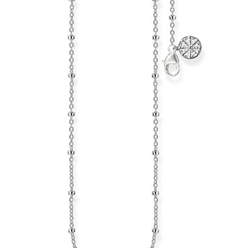 Thomas Sabo Damen Kette Karma Beads 925 Sterling Silber KK0003-001-21-L45v Thomas Sabo Damen Kette Karma Beads 925 Sterling Silber KK0003-001-21-L45v