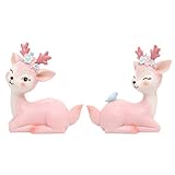 Dieser Artikel ist eine schöne Harzhirschverhandlung für Hauptdekoration. Das Ornament besteht aus dem bewussten Harzmaterial.