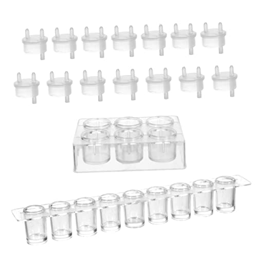 HOMOCONO Professional 17-Piece Experiment Plate Reaction Accessory Spot Plates Chemistry Chemical Tool Testing Supply Porous Design