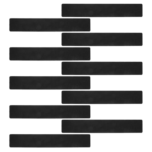 Bandes antidérapantes pour escalier extérieur et intérieur en PVC noir mat