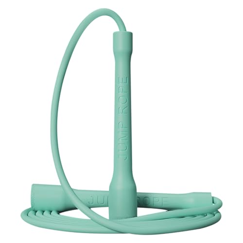 iMoebel Springseil Fitness 6mm*3m PVC Speed Rope Verstellbar, ABS Rutschfester Griff Seilspringen für Kinder Erwachsene Boxen Abnehmen Crossfit, Grün iMoebel Springseil Fitness 6mm*3m PVC Speed Rope Verstellbar, ABS Rutschfester Griff Seilspringen für Kinder Erwachsene Boxen Abnehmen Crossfit, Grün