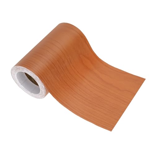 Image of PATIKIL Wood Grain Repair Tape 4.7in x33ft, Self Adhesive Realistic Textured Repair Tape Patch for Floor Door Table Cabinets Desk, Red Cherry