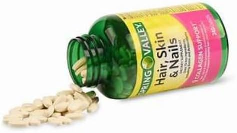 Vista 3 de Vitaminas para el cabello, la piel y las uñas, 240 cápsulas