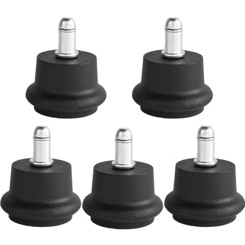 DIDILLX オフィスチェアグライド 交換用 回転キャスターホイール ヘビーデューティーホイール 固定固定用 あらゆるフロアタイプに対応