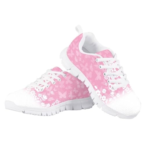 Pinupub Casual Walking Shoes for Kids Boys Girls Lace Up Non Slip Sneakers with White Sole4