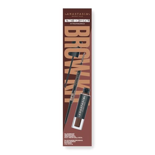Anastasia Beverly Hills - Ultimate Brow Essentials Kit - Dark Brown - Holiday Gift Set