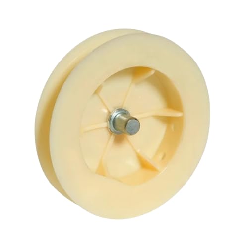 IdeaGenesis - Disco Persiana con espiga para Cintas de 20mm | Polea de Persianas para ejes 40mm | Disco Rodamiento de Persiana | Recambios y repuestos (Cinta 20mm con espiga, 120X40)