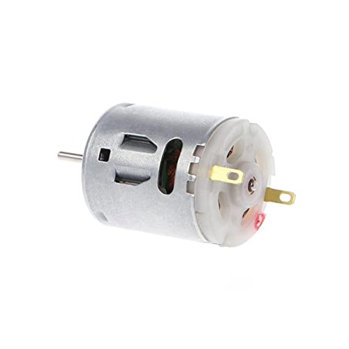 Image of Robodo RS-365 DC Micro Motor - 12V 30000 RPM High Torque Electric Motor for DIY Projects, Robotics, RC Cars, & Small Appliance