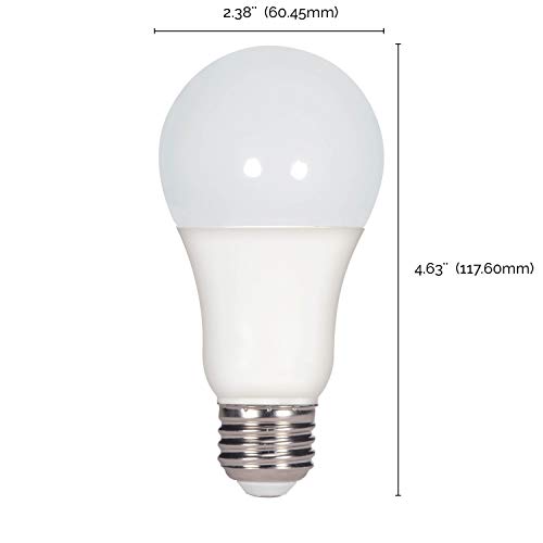 Satco Lighting S29816-15 Watt A19 LED Dimmable Light Bulbs - Frosted - 3000K - E26 Medium Base - 220 deg. Beam Angle - 120 Volts (6 LED Light Bulbs) by Satco - Used condition - Image 7