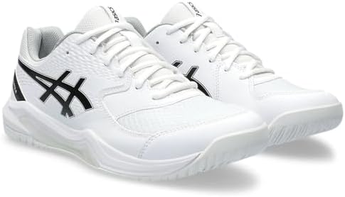 ASICS Men's Gel-Dedicate 8 Tennis Shoes, 7.5, White/Black : Amazon