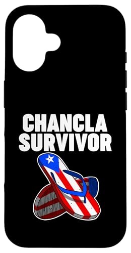 Puerto Rico Chancla Survivor Coque pour iPhone 16