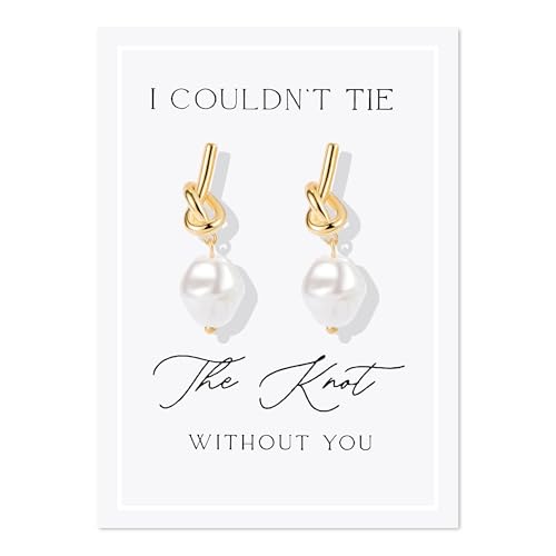 Product Image of the Bridesmaid Gift Set Earrings for Bridesmaids Proposal Gifts Wedding Jewelry Bridal Party Accessories 8 Pairs Keepsake
