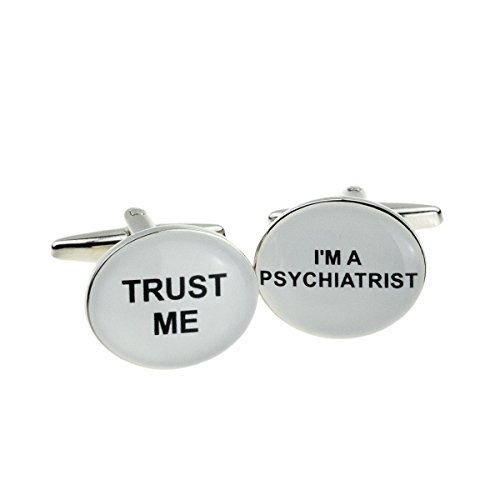 Mancuernillas Trust Me I Am A Psychiatrist para Hombre miniatura 1