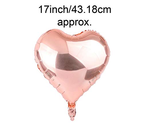 Image of AMFIN (Pack of 30) Birthday Decoration Combo / 1st Birthday Decoration for Baby / 1st Birthday Decoration Items /First Birthday Party Decoration /Balloons /Birthday Party - Rose Gold