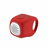 Baceyong Fahrradklingel Hupe Regendicht-Elektrische Fahrradhupe MTB Rennrad Lenkerklingel (Rot)