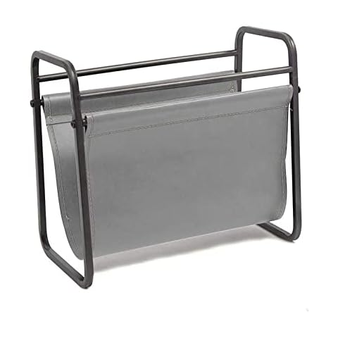 Designstyles Desktop Magazine Holder – Free Standing Floor, Desk and Table Top Storage and Display Stand - Books, Newspapers, Files, Folders – Decorative Design for Home or Office Cover