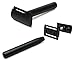 Standard Razors Aluminum Double Edge Safety Razor - Deep Black | Premium Razors for Men | Three Piece Double Edge Razor | Modern Design, Classic Shave