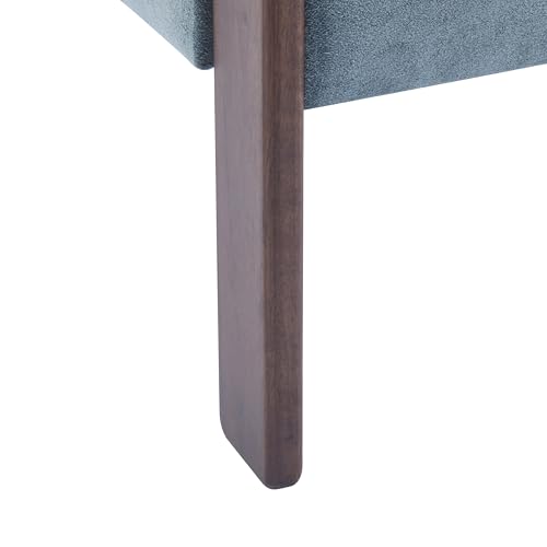 Sillón Plegable Bouclé Azul miniatura 3