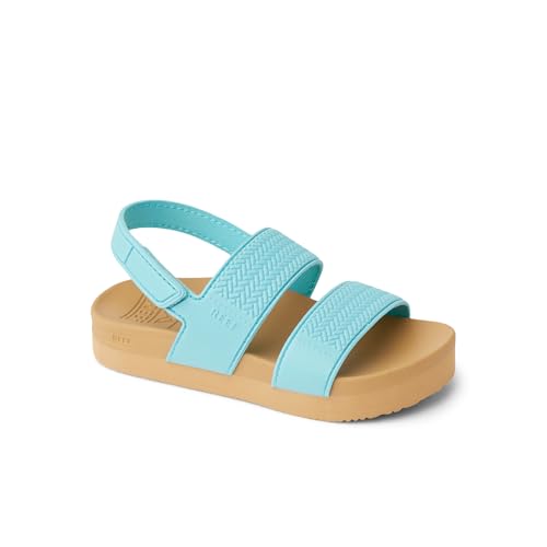 Image of REEF Girls Toddler /Little Kid Water Vista Platform Sandal, Water Friendly, Adjustable Strap